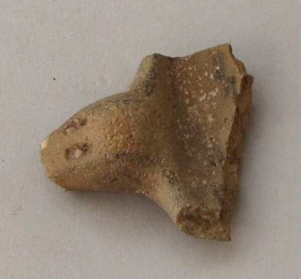 Fragment of a clay vessel