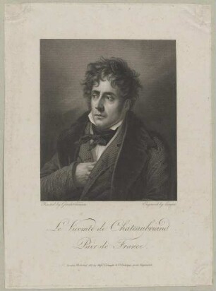 Bildnis des François-René de Chateaubriand