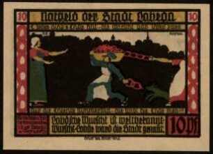 10 Pf. Notgeld der Stadt Lobeda