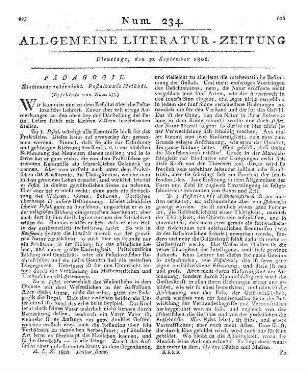 Annalen der Landwirthschaft in der Chur- und Neumark Brandenburg. H. 1. [Hrsg. v. K. A. Nöldechen.] Berlin: Fröhlich 1803
