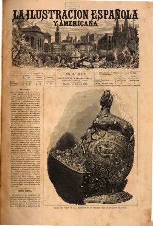 La Ilustración española y americana. 1876,1 = Jg. 20