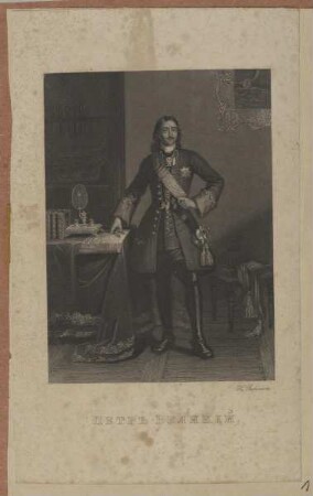 Bildnis des Peter I., Zar von Russland