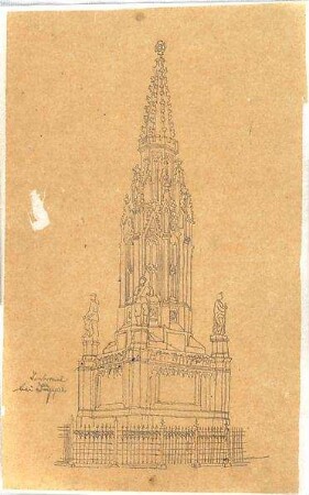 Zocher, Ernst; Düppel bei Sonderburg (Dänemark); Denkmal - Perspektive