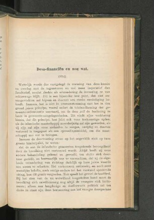 Desa-financiën en nog wat, door C. A. Schnitzler (Slot).