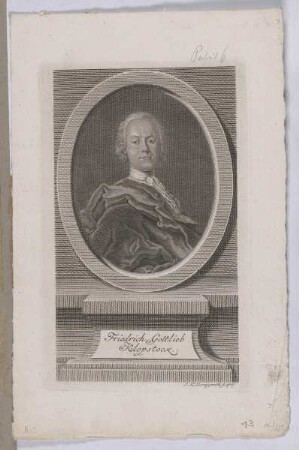 Bildnis des Friedrich Gottlieb Klopstock