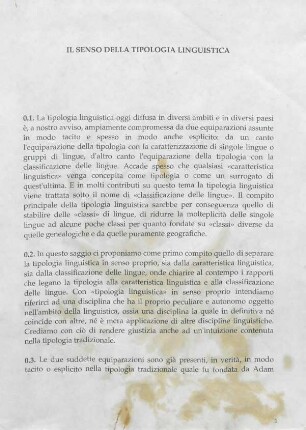 Il senso della tipologia linguistica