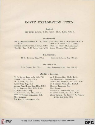Egypt Exploration Fund