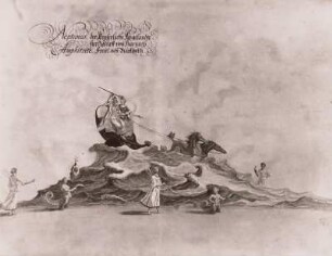 Götteraufzug August des Starken im Februar 1695