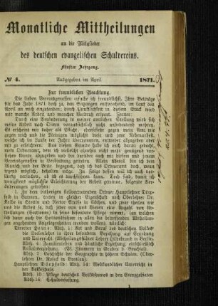 Zur freundlichen Beachtung