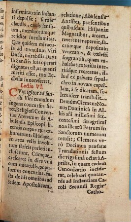 Die 28. Aprilis. In Festo Translationis Sancti Petri De Alcantara Confessoris : [Hac die 24. Januarii, 1671]