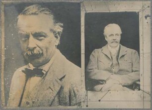 Der englische Munitionsminister Lloyd George, rechts der neue englische Marineminister A. J. Balfour