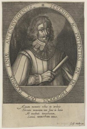 Bildnis des Friedrich (Sachsen-Altenburg, Herzöge)