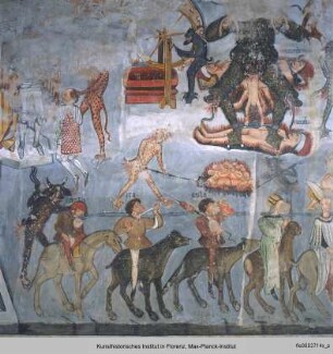 Das Himmlische Jerusalem, die Werke der Barmherzigkeit, die Auferstehung der Toten und die Hölle : Die Hölle