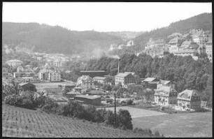 Gottleuba. Blick auf Bad Gottleuba