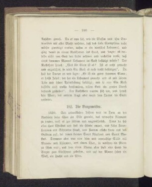 182. Die Burgemeister.