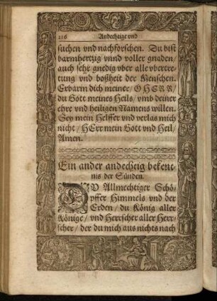 Ein ander andechtig bekentnis der Sünden.