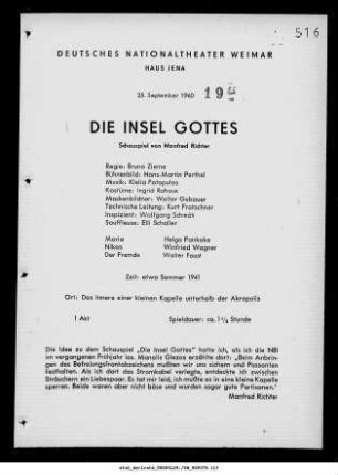 Die Insel Gottes