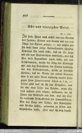 Acht und vierzigster Brief