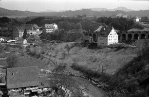 Rottweil: Blick ins Neckartal mit Viadukt