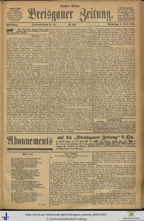 06.04.1890 (Erstes Blatt)