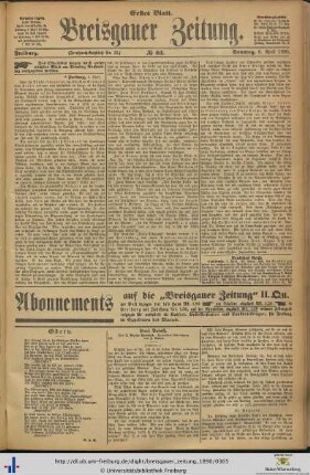 06.04.1890 (Erstes Blatt)