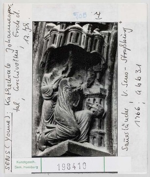 Sens, Kathedrale St. Etienne: Johannesportal, Archivolten