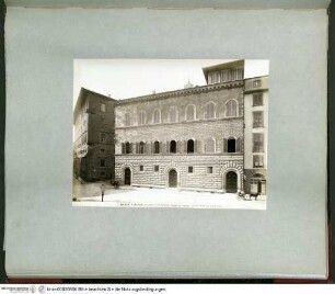 IV Florence ArchitectureFlorenz, Palazzo Gondi, Fassade - Rotes Album IV (Florenz, Architektur)