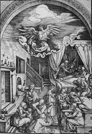 Große Passion, Apokalypse und Marienleben — Marienleben — Die Geburt Mariä