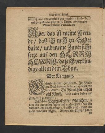 Leich-Text. (37. Psalm)