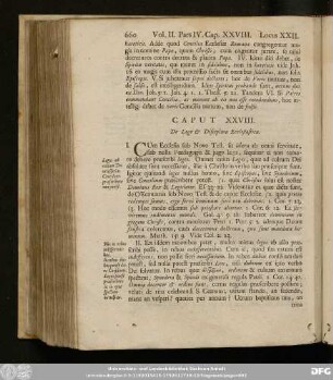 Caput XXVIII. De Lege & Disciplina Ecclesiastica.