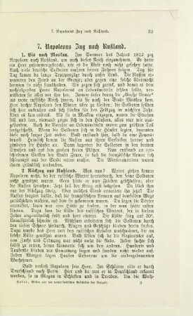 7. Napoleons Zug nach Rußland