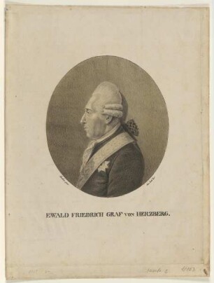 Bildnis des Ewald Friedrich Graf von Herzberg