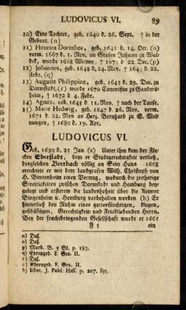 89-99, Ludocivus VI. - Ludovicus IX.
