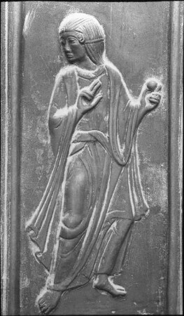 Augsburg, Dom, Bronzetür (Detail). Diözesanmuseum St. Afra