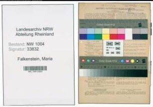 Entnazifizierung Maria Falkenstein , geb. 07.01.1902 (Verkaeuferin)