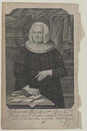Bildnis des Johann Melchior Goeze
