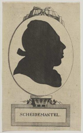 Bildnis des Heinrich Gottfreid Scheidemantel