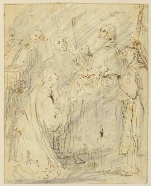 Simeon und das Christuskind im Tempel