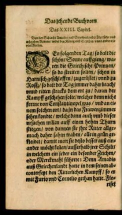 Das XXIII. Capitel.
