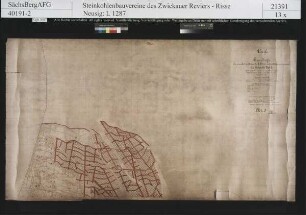 Schacht I - Schichtenkohlenflöz (II. Flöz), untere Abteilung (Bl. 5) mit Nachbringungen