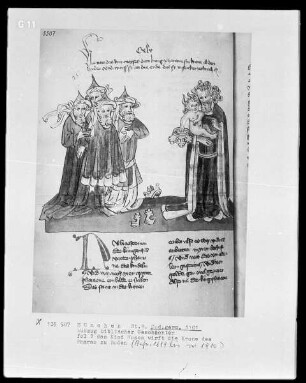 Auszug biblischer Geschichten — Moses wirft die Krone des Pharao zu Boden