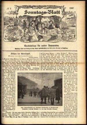 Ausgabe vom Sonntag, den 06. Januar 1907.