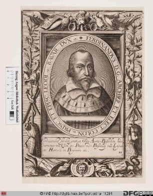 Bildnis Ferdinand (von Bayern), 1612-50 Kurfürst u. Erzbischof von Köln