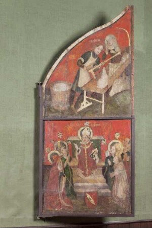 Severusaltar — Szenen aus dem Leben Severus von Ravennas — Severus als Weber und seine Inthronisation