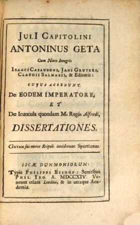 Geta Britannicus : dissertatio