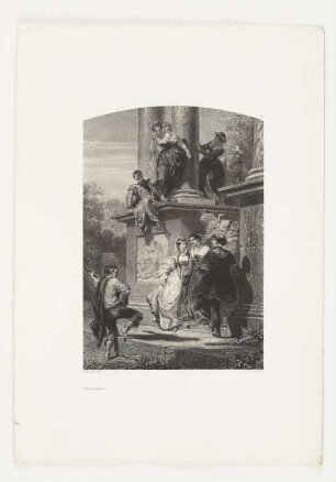 Le musicien ambulant, Tafel 69 aus: "Les Artistes Anciens et Modernes", Band 3, Paris 1848–62