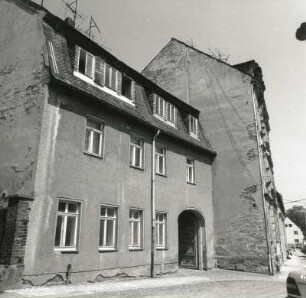 Oederan, Hainichener Straße 35. Wohnhaus (1. H. 19. Jh. ). Straßenansicht