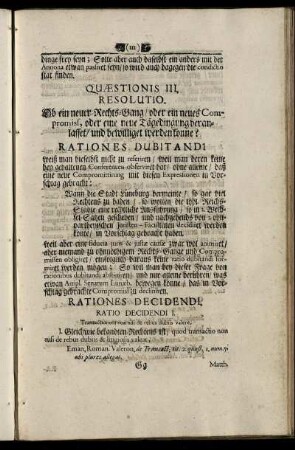 Quæstionis III. Resolutio.