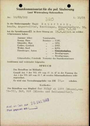 Sauerbeck, Hugo