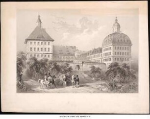 [Ansicht von Schloss Friedenstein in Gotha]